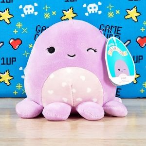 Squishmallow Violet the Octopus 5" with Hearts Canada Import from Toronto CA NWT